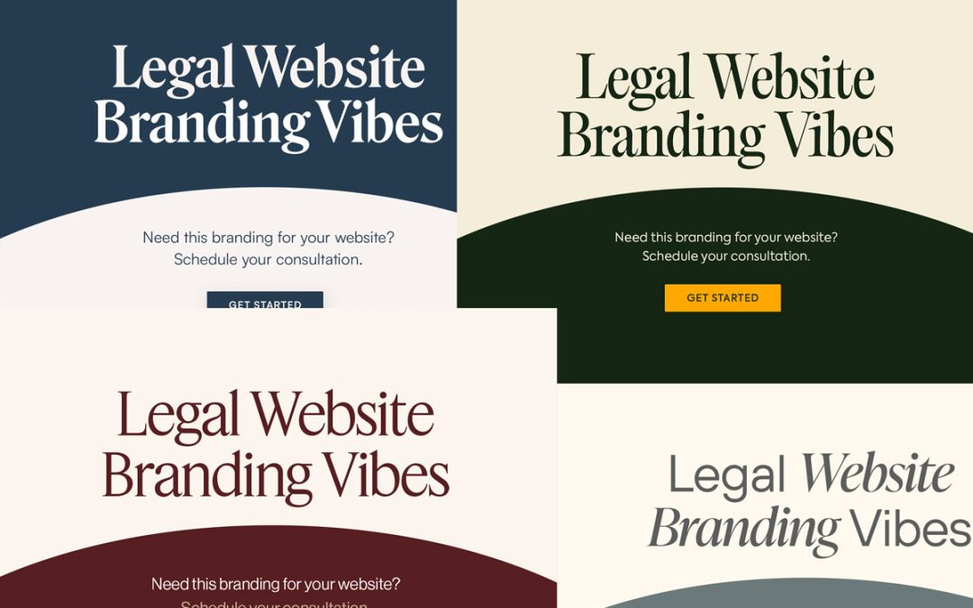 Bold and Professional: Best Fonts and Color Combinations for Law Firm Websites