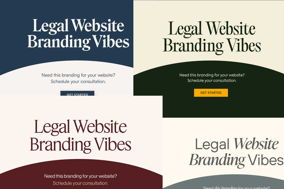 Bold and Professional: Best Fonts and Color Combinations for Law Firm Websites